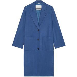 Marc O'Polo, Blazerjas relaxed Blauw, Dames, Maat:M