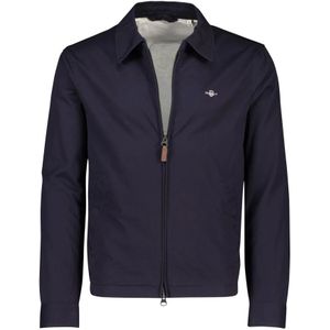 Gant, Jassen, Heren, Blauw, 2Xl, Katoen, Zomerjas Donkerblauw