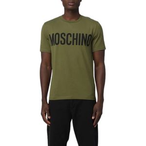 Moschino, Groene T-shirts en Polos Groen, Dames, Maat:L
