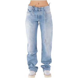 The Attico, Jeans, Dames, Blauw, W28, Katoen, 5 Zakken Jeans