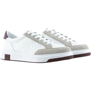 Armani Exchange, Schoenen, Heren, Wit, 45 EU, Klassieke Sneakers