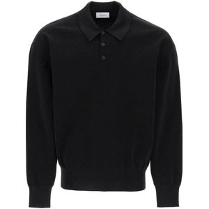 Salvatore Ferragamo, Polo Shirts Zwart, Heren, Maat:L