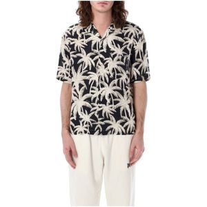 Palm Angels, Overhemden, Heren, Veelkleurig, M, Short Sleeve Shirts