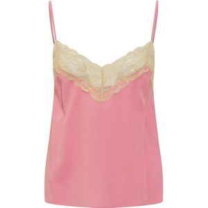 Jucca, Top met kant Roze, Dames, Maat:L