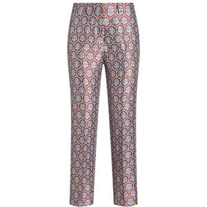 Etro, Broeken, Dames, Veelkleurig, S, Polyester, Bloemen Jacquard Broek