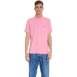 Peuterey, Tops, Heren, Roze, S, Polo Shirt