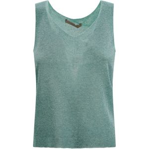 D.Exterior, Sleeveless Tops Groen, Dames, Maat:S