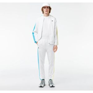 Lacoste, Sport Trainingspak Heren Wit Lente/Zomer Wit, Heren, Maat:XL