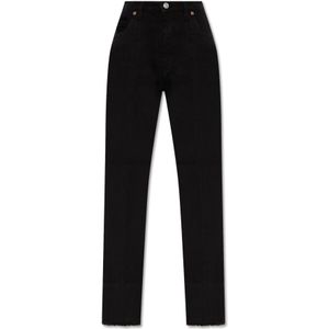 Victoria Beckham, Jeans, Dames, Zwart, W29, Katoen, Jeans met rechte pijpen