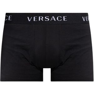 Versace, Ondergoed, Heren, Zwart, S, Katoen, Boxershorts met logo