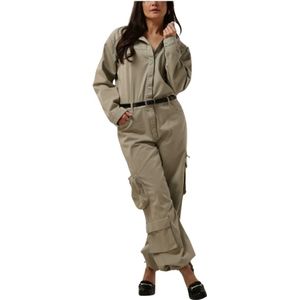 Gestuz, Jumpsuits & Playsuits, Dames, Beige, L, Mirja Jumpsuit in Kit Kleur