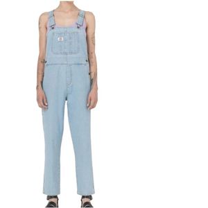 Dickies, Jumpsuits & Playsuits, Dames, Blauw, S, Katoen, Cargo Broek