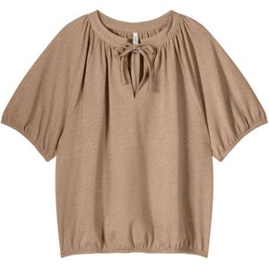 Summum Woman, Blouses & Shirts, Dames, Bruin, S, zand