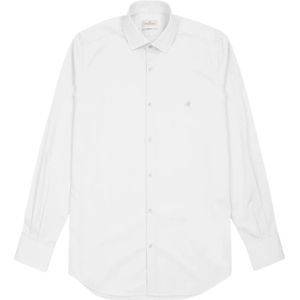 Brooksfield, Overhemden, Heren, Wit, 4Xl, Katoen, Katoenen Overhemd Modern Fit Lange Mouw