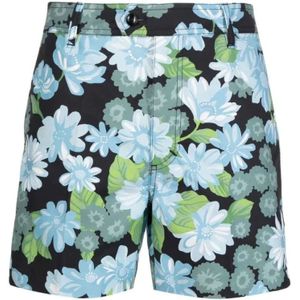Tom Ford, Korte broeken, Heren, Veelkleurig, W30, Bedrukte Panama Shorts
