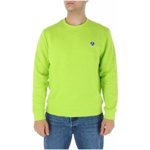 North Sails, Groene Sweatshirt met Lange Mouwen Groen, Heren, Maat:S
