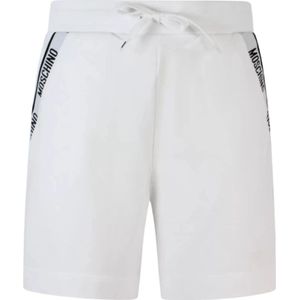 Moschino, Casual Shorts Wit, Heren, Maat:XL