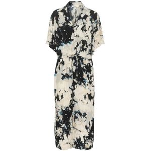 Soaked in Luxury, Zwart Wolk Print Jumpsuit Veelkleurig, Dames, Maat:M