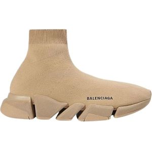 Balenciaga, Schoenen, Heren, Beige, 44 EU, Leer, Ultra-Lichte 3D Mesh Sneakers