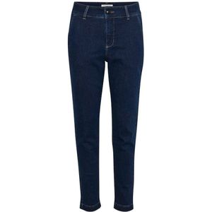 Part Two, Jeans, Dames, Blauw, W31, Denim, Tijdloze donkere denim jeans met casual pasvorm en enkel lengte