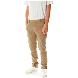 Nudie Jeans, Broeken, Heren, Beige, W32 L30, Chinos