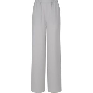 Emporio Armani, Grijze Broek - Pantaloni Grijs, Dames, Maat:S