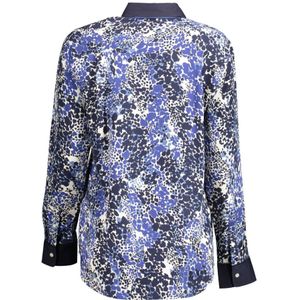 Gant, Blouses & Shirts, Dames, Blauw, 2Xl, Kleding