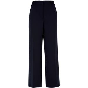 s.Oliver, Broeken, Dames, Blauw, M, Polyester, Viscose Mix Regular Broek