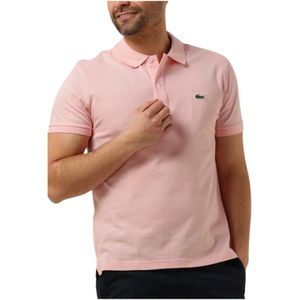 Lacoste, Tops, Heren, Roze, 2Xl, Heren Polo & T-shirt Collectie