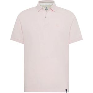Boggi Milano, Tops, Heren, Roze, L, Katoen, Katoenen Piqué Polo Shirt
