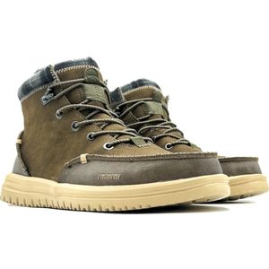 Hey Dude, Schoenen, Heren, Beige, 42 EU, Beige Platte Schoenen Tronchetto Model Bradley