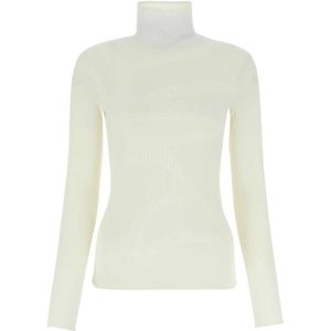 Dion Lee, Ivoor stretch wol blend Coltrui Wit, Dames, Maat:XS