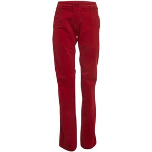 Dior Vintage, Pre-owned Corduroy bottoms Rood, Dames, Maat:M