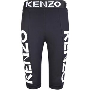 Kenzo, Sport, Dames, Blauw, S, Blauwe kniehoge shorts voor dames