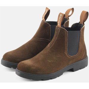 Nature Footwear, Schoenen, Dames, Bruin, 40 EU, Suède, Mahonie Olie Suède Winterlaars