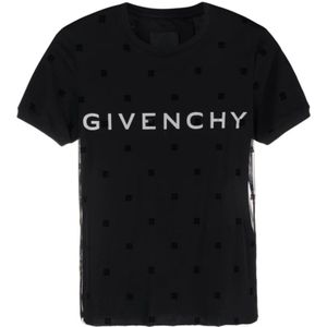 Givenchy, Tops, Dames, Zwart, S, Katoen, Zwarte T-shirts & Polos voor vrouwen