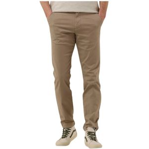 Selected Homme, Broeken, Heren, Beige, W36 L32, Slim Fit Flex Broek in Beige