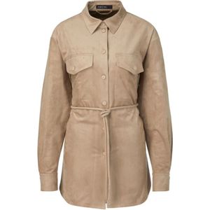 Marc Cain, Jassen, Dames, Beige, L, Overgangsseizoen Blouse