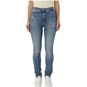 Calvin Klein, Jeans, Dames, Blauw, W28, Denim, Skinny Jeans