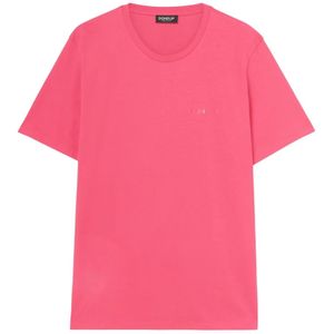 Dondup, Tops, Heren, Roze, L, Katoen, T-Shirts