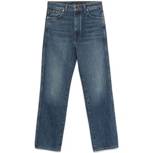 Khaite, Jeans, Dames, Blauw, W25, Denim, Heldere Blauwe Denim Jeans