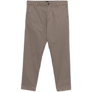 Hugo Boss, Broeken, Heren, Beige, 3Xl, Katoen, Slim Fit Katoenmix Broek