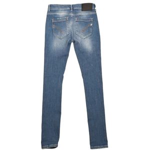 Dondup, Jeans, Dames, Blauw, W30, Katoen, Monroe Skinny Fit Katoenen Jeans