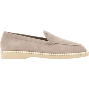 Hogan, Schoenen, Dames, Beige, 37 1/2 EU, Loafers