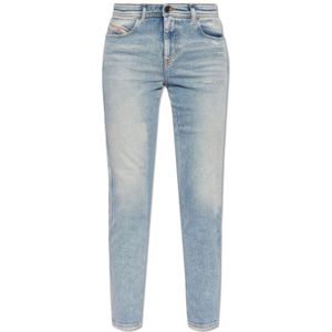 Diesel, Jeans, Dames, Blauw, W24 L32, 2015 Babhila jeans