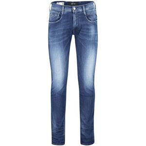 Replay, Jeans, Heren, Blauw, W31 L34, Denim, Blauwe Denim 5-Pocket Broek