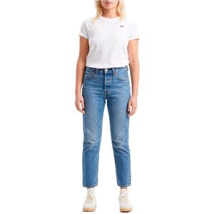 Levi's, Cropped Jeans Blauw, Dames, Maat:W26 L26