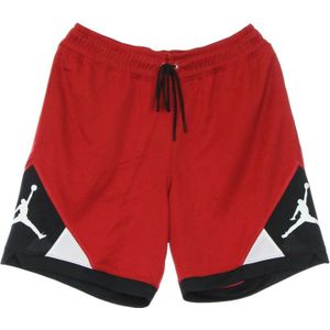 Jordan, Korte broeken, Heren, Rood, XL, Polyester, Mesh Basketball Shorts Air Diamond Style