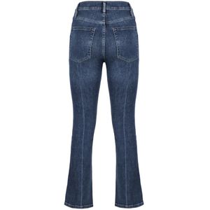 Frame, Jeans, Dames, Blauw, W26, Katoen, Straight Cut Cotton Jeans