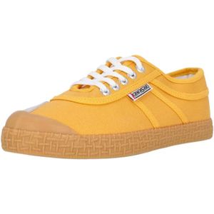 Kawasaki, Schoenen, Dames, Geel, 36 EU, Suède, Pure Shoe Golden Rod Canvas Sneakers